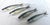 Late 20th Century Vintage Jay Willfred for Andrea by Sadek Ceramic Sardine Knife Rests - Set of 4 For Sale - Image 5 of 12