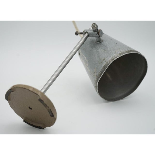 English Laboratory School Table Lamp Adjustable Light 003, 1940s For Sale - Image 11 of 17