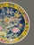 Antique Asian Meiji Japanese Foo-Dog Lion Colorful Floral Decorative 10'' Plate For Sale - Image 4 of 12