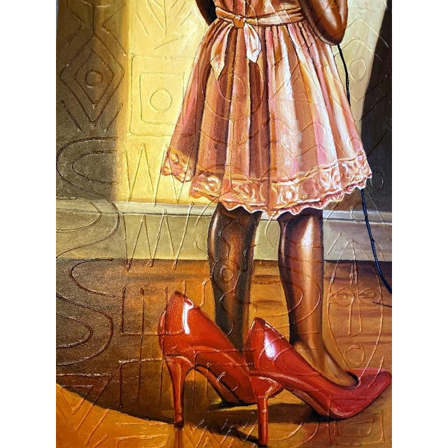 2020s "Dream Beyond Her Size", Acrylic on Canvas Painting, 2026 For Sale - Image 5 of 6