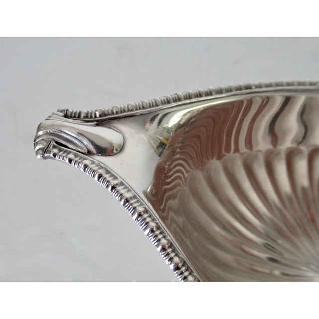 Vintage Barker & Ellis English Silver Plate Gravy Boat For Sale - Image 10 of 18