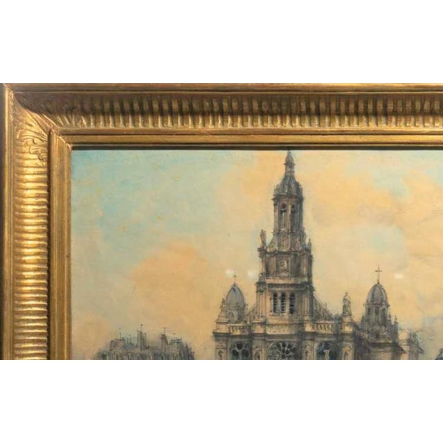 Frank Will, Church of the Holy Trinity, 19th Century, Gouache and Watercolor, Framed For Sale - Image 3 of 7
