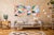 2026, Geometric Astronomy Triptych, Modern Bauhaus Tiles, Modern Floral Axis I, Acrylic Paint on Watercolor Paper, 2026 For Sale - Image 9 of 11