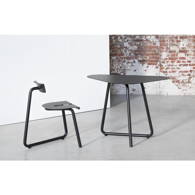 Set of 2 spt table and spc chair by atelier thomas serruys dimensions: d68 x w100 x h74.5 cm // d65 x w43 x h46 cm...