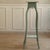Mint Green Flower Stand with Two-Tiered Wooden Column with Curved Legs For Sale - Image 9 of 11