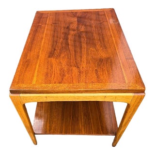 1960s Lane Acclaim Walnut Mid-Century Modern End Table For Sale