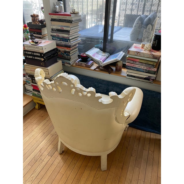 Mid 19th Century Baroque Revival Throne Armchair For Sale In New York - Image 6 of 11