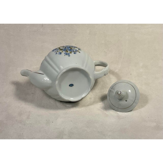Ceramic Japanese Vintage Decorative Floral Porcelain Tea Pot, Haruta & Co For Sale - Image 7 of 11