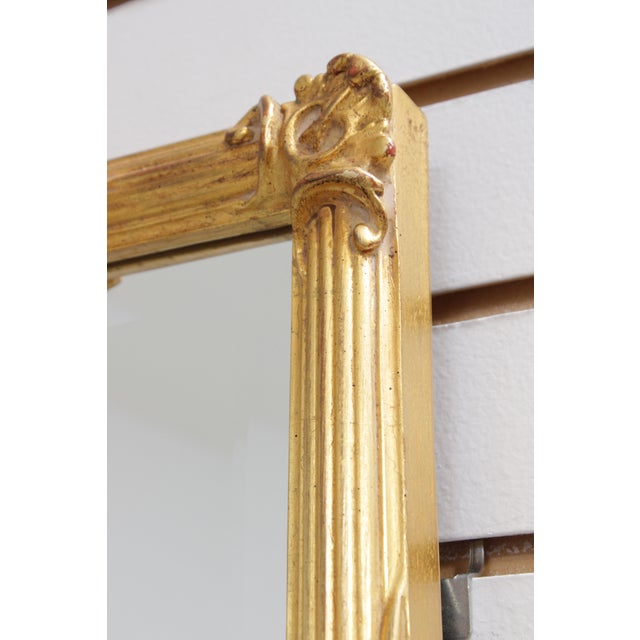 Carvers Guild Gold Gilt Carved Bow Top Wall Mirror For Sale - Image 12 of 14