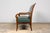 Early 19th Century French Empire Walnut Sofa in Forest Green For Sale - Image 14 of 18