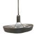 1950s 1950s Mid-Century Modern "Saturn" Ceiling Aluminum 19" Pendant by Kurt Versen, Pair For Sale - Image 5 of 8