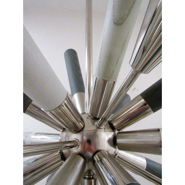 Elk Home Solara Polished Nickel Metal 6 Light Chandelier Sputnik Design For Sale - Image 13 of 15