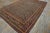 1890s Blue Navy Antique Floral Herati Pattern Senneh Formal Knotted Wool Rug For Sale - Image 10 of 12