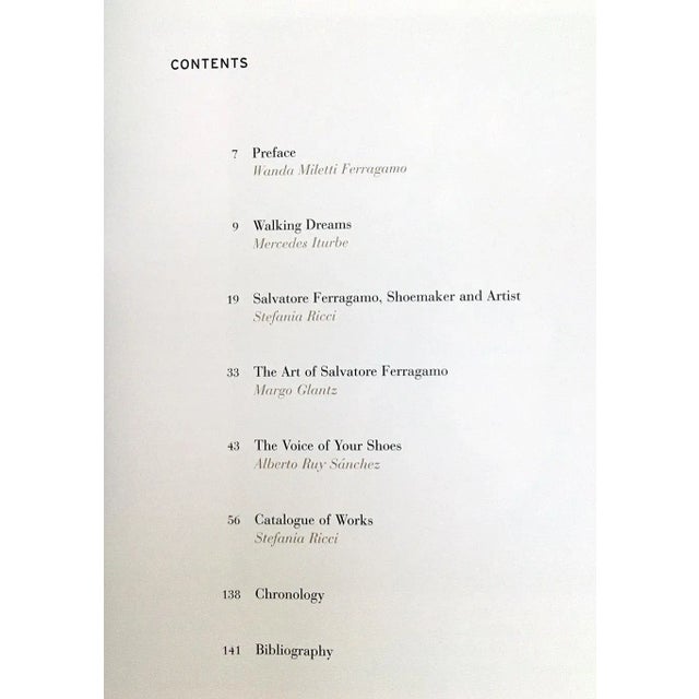 "Walking Dreams" Salvatore Ferragamo 1898-1960. First edition 2006 (English version) printed in Spain, 144 page hardcover...