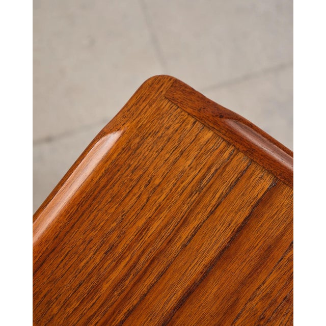 Coffee Table in Teak with Newspaper Shelf by Holger Georg Jensen for Kubus, Denmark, 1960s For Sale - Image 13 of 17