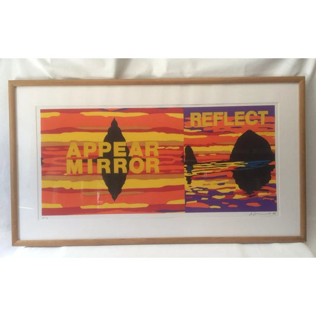 Les Levine "Appear Mirror Reflect" Silkscreen Artist Proof 3/8 For Sale In Miami - Image 6 of 6