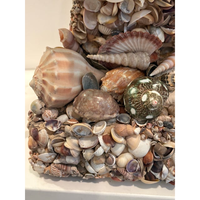 Seashell Encrusted Horse Head Bust Statue For Sale - Image 10 of 18