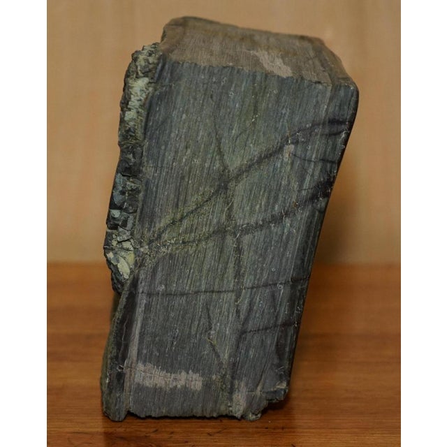 Stone Carved Stone Library Book, 1900s For Sale - Image 7 of 11