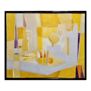 Roger Chastel - Le Tour De Cartes -1958 Oil Painting