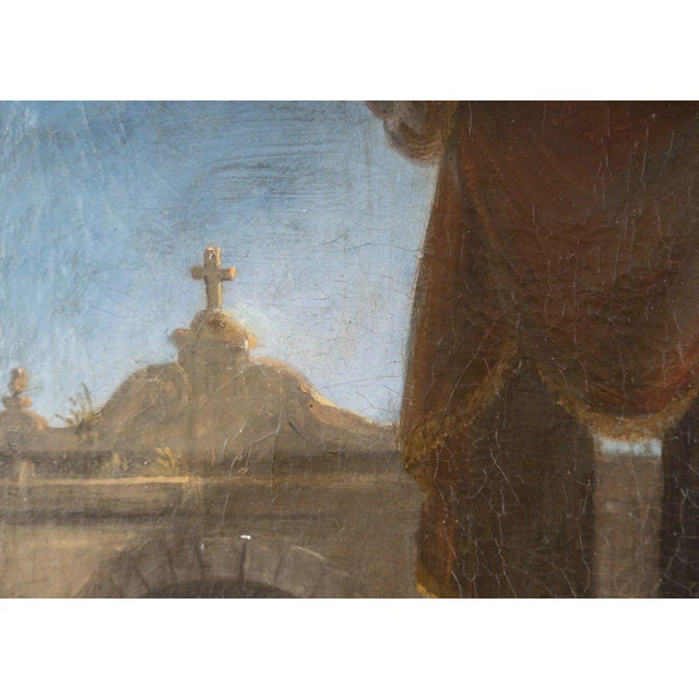 Italian School Artist, Wedding, Oil on Canvas, Early 19th Century For Sale - Image 4 of 9
