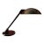 Vintage Postmodern Art Specialty Co. Oversized Black Cantilever Saucer Desk Lamp For Sale