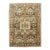 Brown Persian Sarouk Mini Rug no. j4154 For Sale