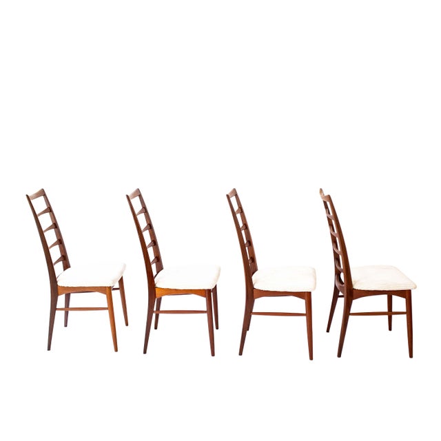 Wood Lis Chairs by Niels Koefoed for Hornslet Møbelfabrik, 1960s, Set of 4 For Sale - Image 7 of 17