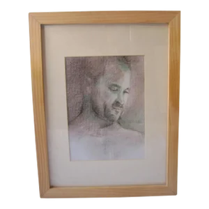 Framed Pastel Portrait