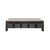 Wood Brown Solid Wood Flower Carving 5 Drawers Blue Marks Low Tv Stand Cabinet For Sale - Image 7 of 9
