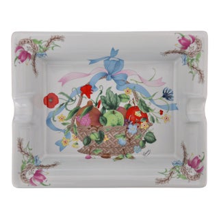 Gucci Cestri E Nastri Ashtray, Basket of Fruit and Flowers Catch-All For Sale