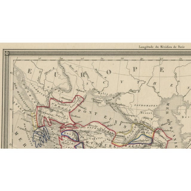 Alexander the Great's Empire Map, 1800s For Sale - Image 9 of 10