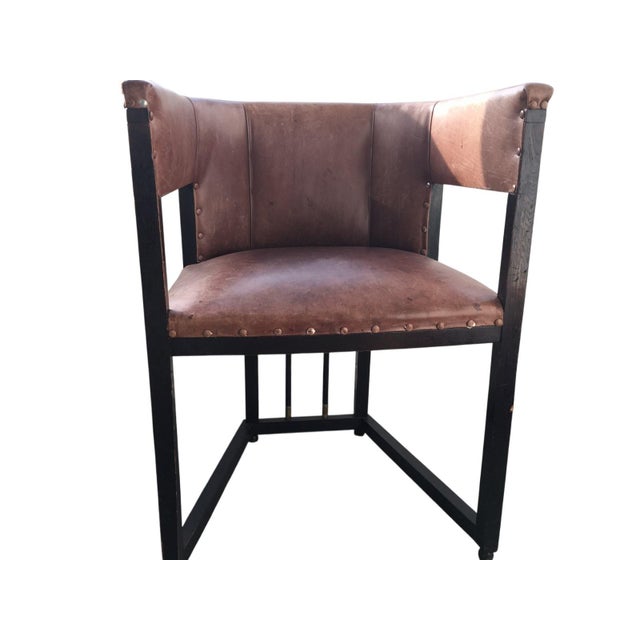 Armchair attributed to Josef Hoffmann for Wiener Werkstätte, Early 20th Century For Sale - Image 12 of 12