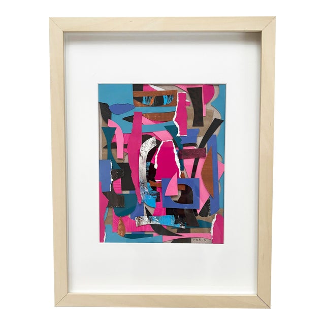 Bags Groove. Collage Art by Robin Zingone. Framed For Sale
