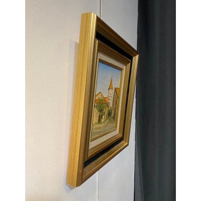 Eric Jeandupeux, Aïre La Ville, Oil on Canvas For Sale - Image 5 of 8