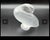 A refined Lalique France crystal duck, beautifully sculpted in frosted and clear crystal with elegant feather detailing....