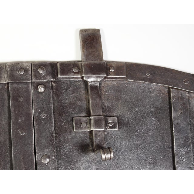 Antique Iron Clad Double Doors, 1800s For Sale - Image 11 of 18