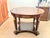 French “Neoclassical Empire Style Mahogany Round Center Table With Gilt Bronze Figural Mounts” For Sale - Image 3 of 5