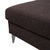 Fabric Ottoman in Brown Grey from Ewald Schillig For Sale - Image 5 of 9