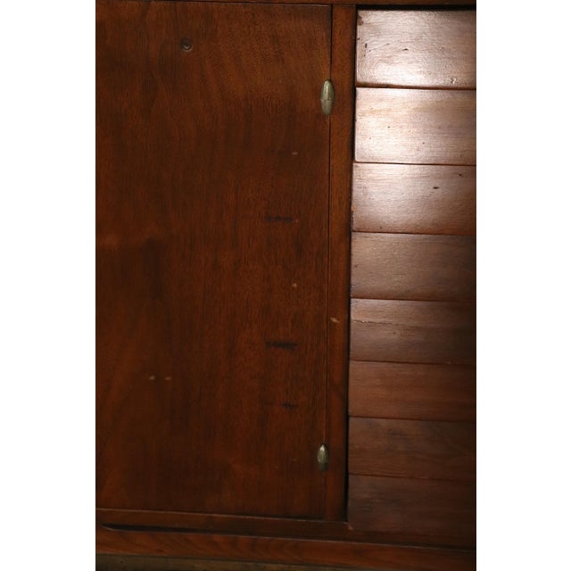 Mid 20th Century Merton Gershun Designed Dresser w/ Louvered Front For Sale - Image 9 of 12