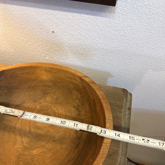1960s Spalted Maple Hand Turned Bowl For Sale - Image 6 of 9
