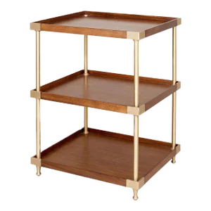 Modern Campaign Style Etagere