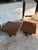 1960s 1960s Walnut Cruciform Side Tables Attributed to Milo Baughman, Pair For Sale - Image 5 of 12