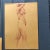 Gallery Wall Collection 3 Sepia Female Nude Sketches 1979 on Yellow Paper-set of 3 For Sale - Image 4 of 6