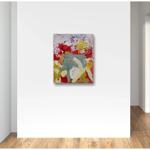 Abstract oil painting on canvas. 16” x 20” By Matthew Izzo Signed Ready to hang