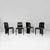 Italian Modern Chairs attributed to Pierluigi Molinari for Pozzi, 1970s, Set of 4 For Sale - Image 16 of 16