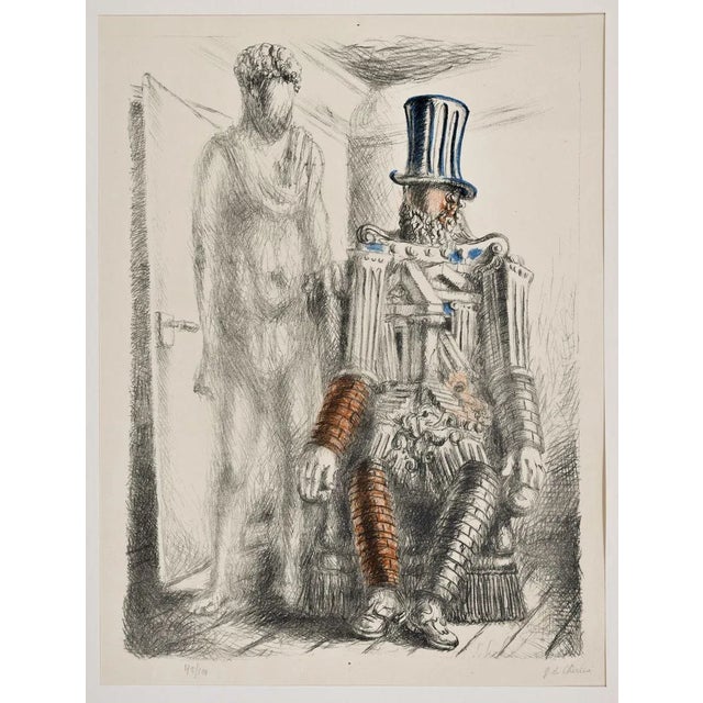 Le Retour du Fils Prodigue I - Original Lihtograph by G. De Chirico - 1929 1929 For Sale - Image 6 of 6