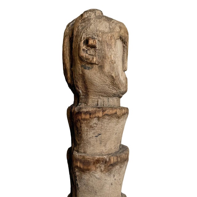 Early 20th Century Antique Dinka African Property Post Sculpture on Stand For Sale - Image 5 of 13