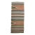 1970s Vintage Handmade Wool Cotton Terracotta Runner Rug For Sale