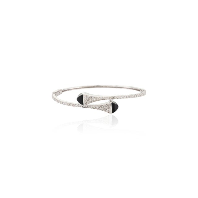 Not Yet Made - Made To Order 1.19 Ctw Certified Diamond Bangle Bracelet For Sale - Image 5 of 7