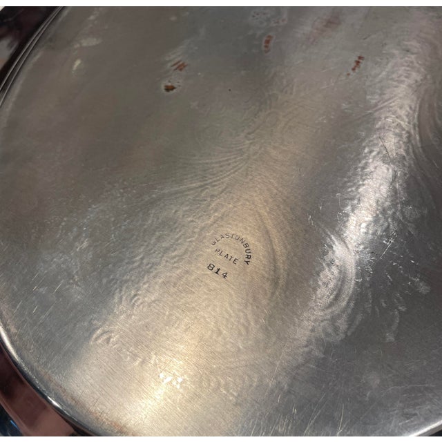 1930s Glastonbury Silverplate Tray For Sale - Image 4 of 7